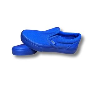 Slip On Vans Kids Size 11Y Blue